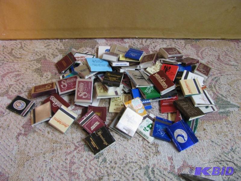 lot 92 image: matchbook collection...