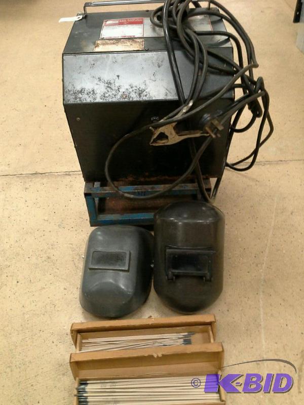 lot 1 image: Sears  Arc welder with Welding Rod.