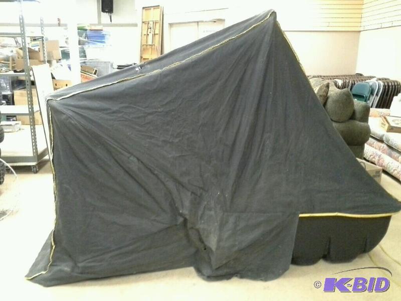 lot 25 image: Frabill Ice Ranger portable ice house.