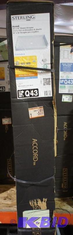 New Sterling Accord Shower Receptor - 48&quot...
