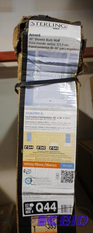 New Sterling Accord 48&quot Shower Back wall...