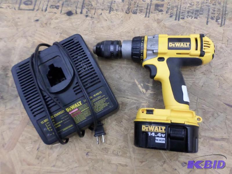 lot 104 image: DeWalt XRP 14.4Volt 12" Hammer Drill Se...
