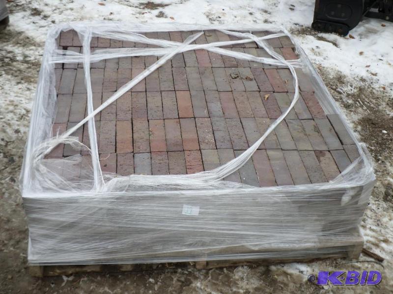 lot 19 image: Pallet Of Unused 3-Hole Red Brick, (3) Layers...