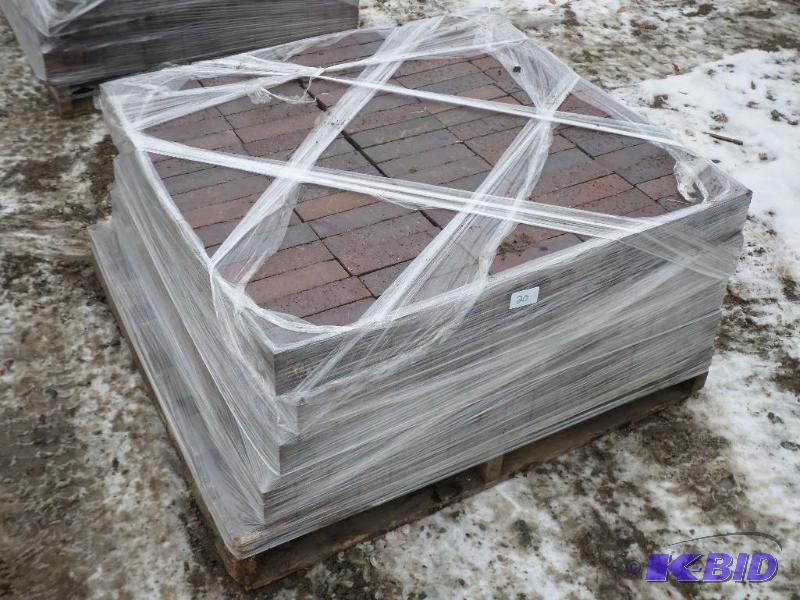 lot 20 image: Pallet Of Unused 3-Hole Red Brick, (4) Layers...