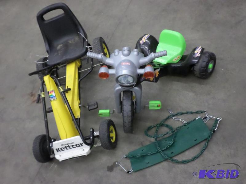 lot 56 image: Lot Of (1) Swing, (1) Big-Wheel, (1) Pedal C...