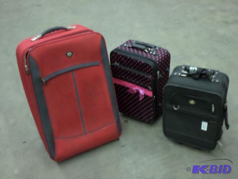 lot 85 image: Lot Of (3) Rolling Suitcases...