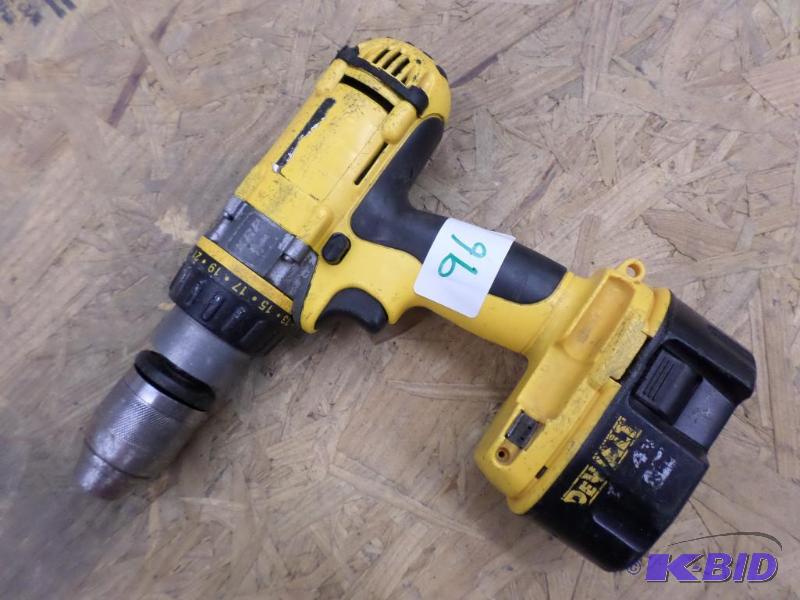 lot 96 image: DeWalt XRP 14.4Volt 12" Hammer Drill...