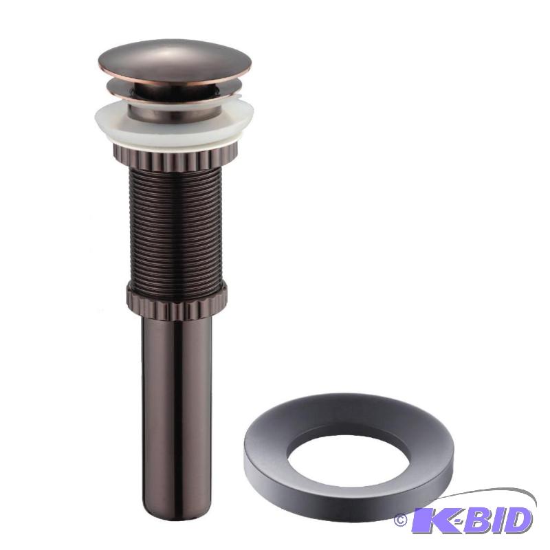 Kraus PU-10-MR-1ORB Pop Up Drain and Mounting Ring, Oil Rubbed Bronze