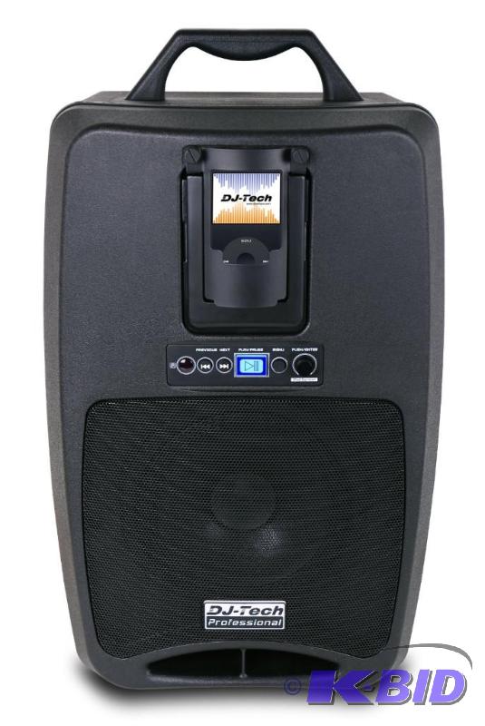 DJTECH IVISA80LIGHT 80-Watt Amplifier Speaker