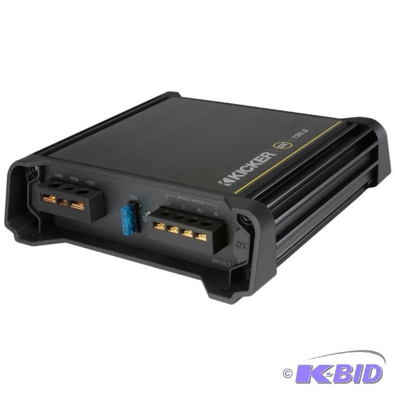 Kicker 11DX1252 125W RMS 2-Channel DX Series Amplifier (DX1252)