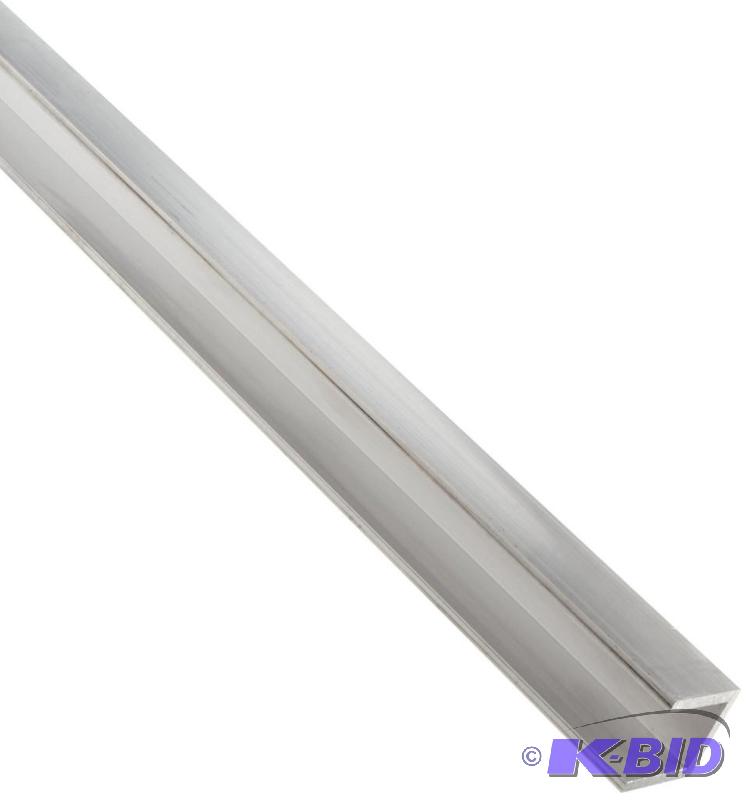 lot 26 image: 6064 Aluminum U-Channel, T52 Temper, AMS QQ-A-2009ASTM B221, Leg Length, 1-12 Width, 18 Wall Thickness, 36 Length