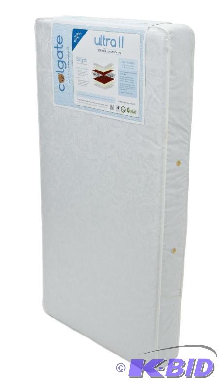 Colgate Ultra II 150 Coil Innerspring Crib Mattress, White
