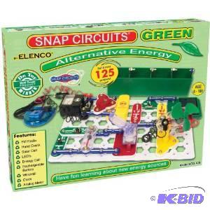 Snap Circuits Alternative Energy Kit, Green