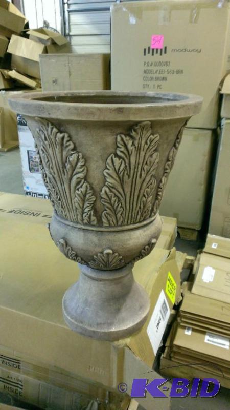 Decorative planter 24 height 17 diameter