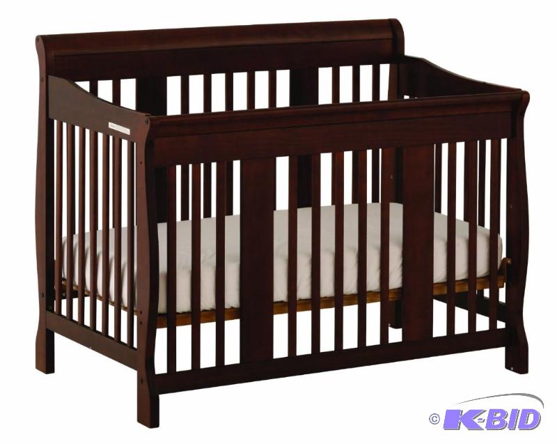 Stork Craft Tuscany 4-in-1 Convertible Crib, Espresso
