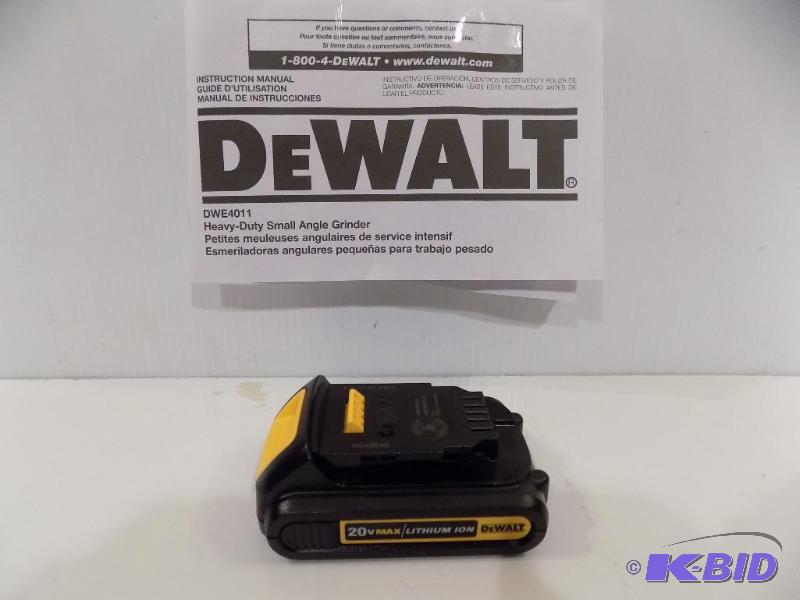 DeWALT 20 vmax  Lithium Ion Battery