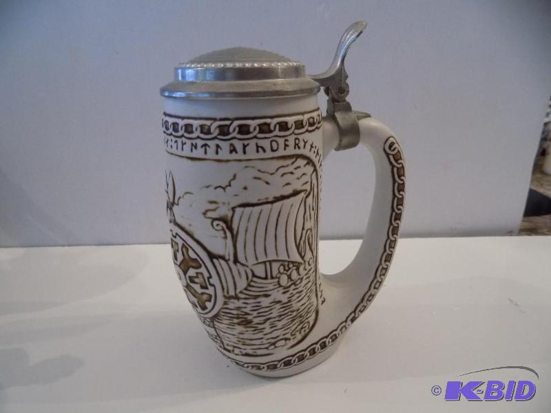 Viking,hand crafted Stein