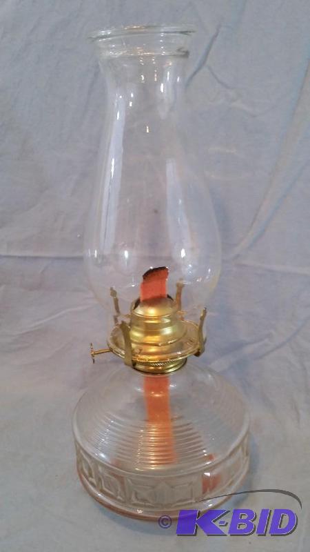 Glass lantern with Chimney