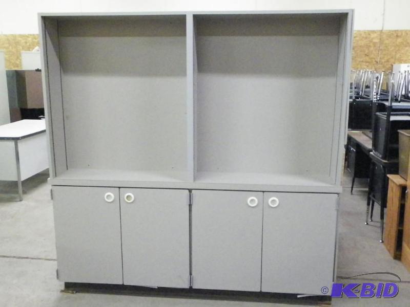 lot 261 image: Large Storage cabinet  shelves