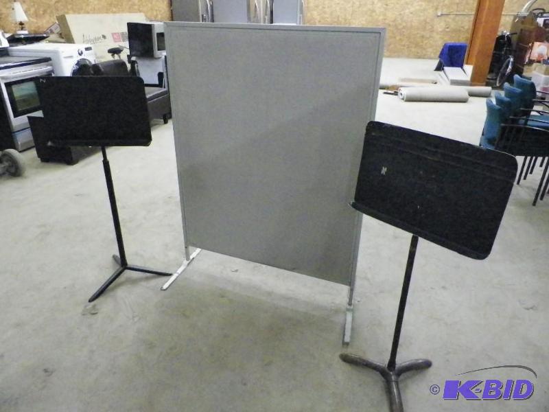 lot 281 image: Tack board and Music stands