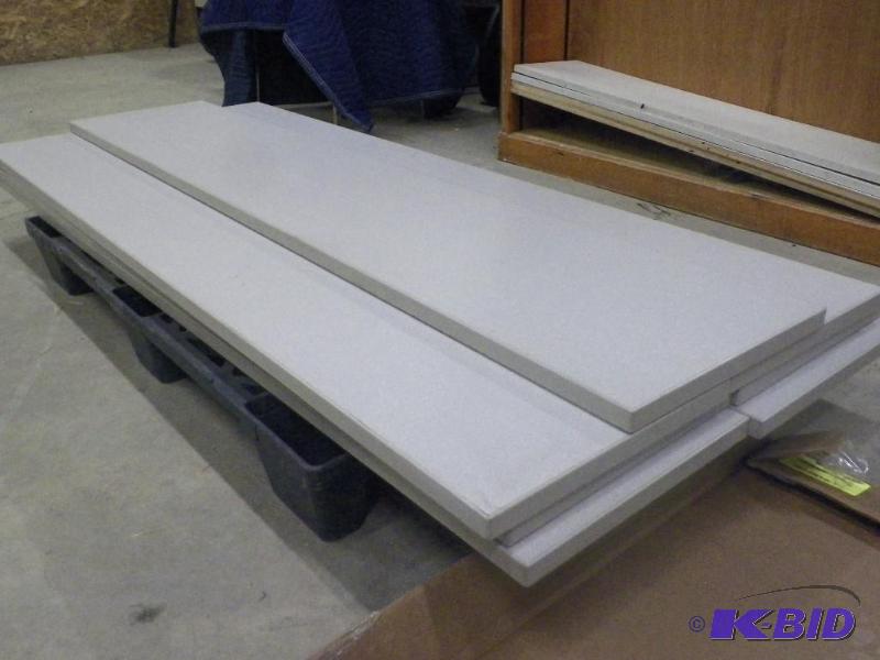 lot 310 image: Grey shelves