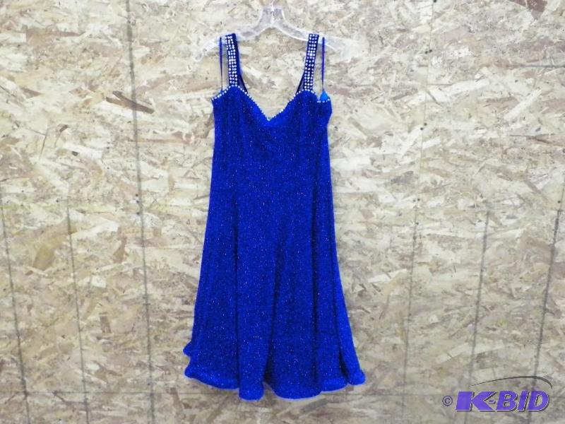 lot 323 image: Royal Blue Sparkle Dresses