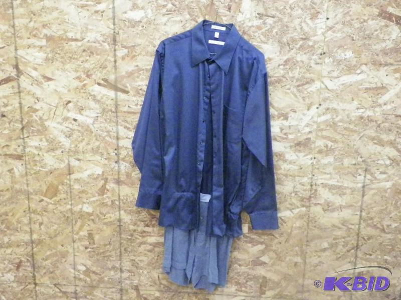 lot 330 image: Grey Cotton Shirt with attached boxers