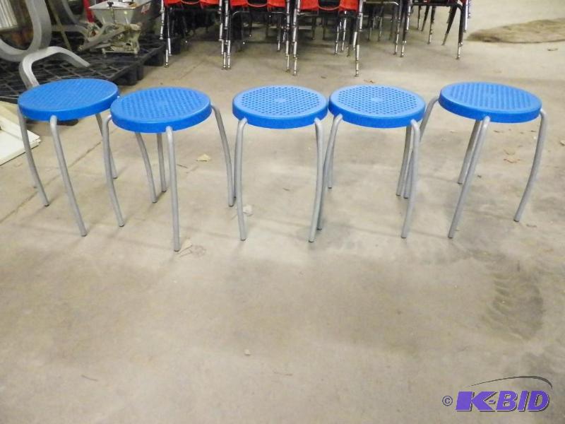 lot 95 image: Blue stools
