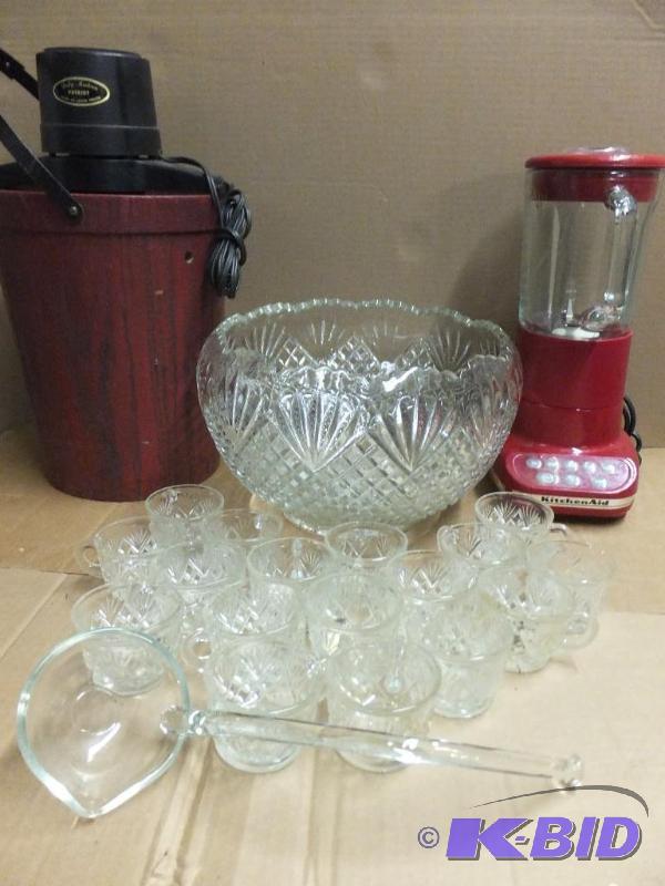 Blender, Ice Cream Maker, Punch Bowl