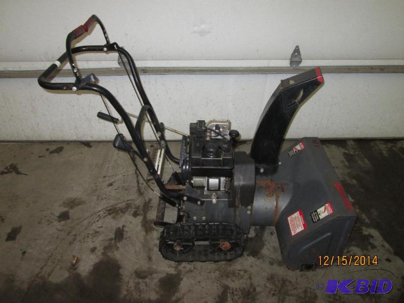 lot 7 image: Craftsman Electric Start 5HP Two-Stage Snowbl...