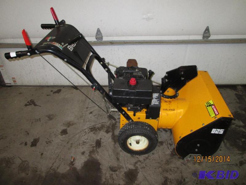 lot 8 image: Brute Electric Start 8HP Two-Stage Snowblower...