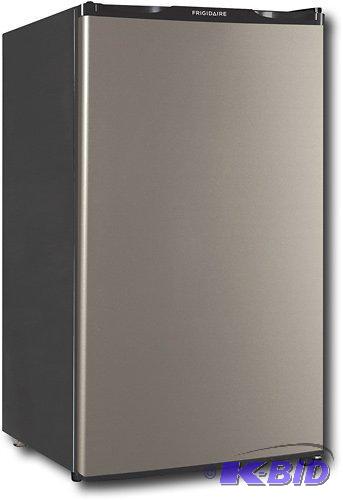 lot 100 image: Frigidaire - 3.3 Cu. Ft. Compact Refrigerator - Silver