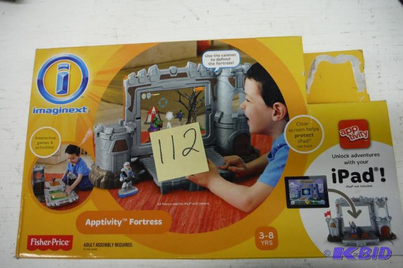 lot 112 image: Fisher-Price Imaginext Apptivity Fortress