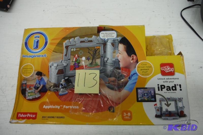 lot 113 image: Fisher-Price Imaginext Apptivity Fortress