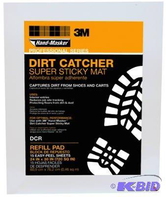 lot 116 image: 3M DCR Hand Masker 15-Pack 24 x 30-Inch Dirt Catcher Refill Sheet - Quantity 12