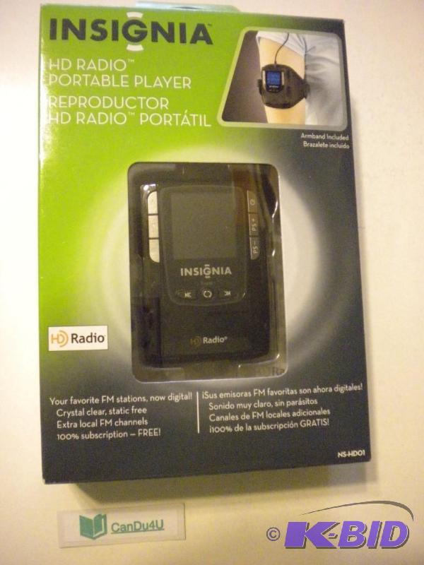 lot 119 image: Insignia Portable HD Radio NS-HD01