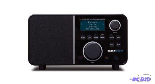 lot 15 image: Grace Digital GDI-IR2600 Wi-Fi Internet Radio featuring Pandora, NPR On-Demand, SiriusXM Internet Radio and iHeartRadio - Black