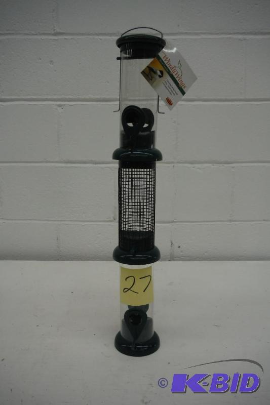 lot 27 image: Windy Wings 3 chamber bird feeder