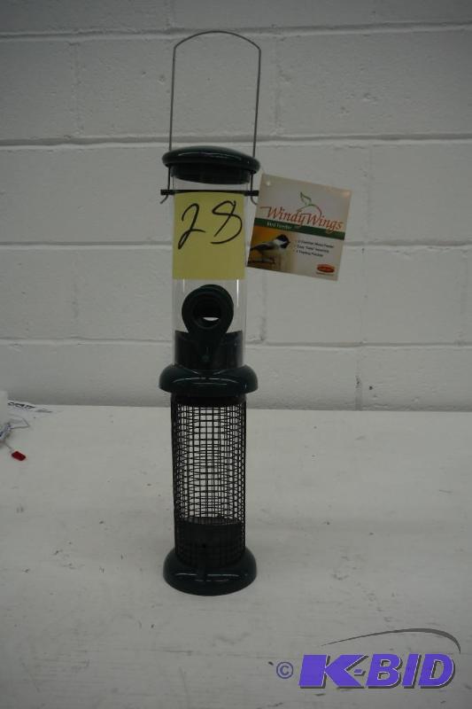 lot 28 image: Windy Wings 2 chamber bird feeder