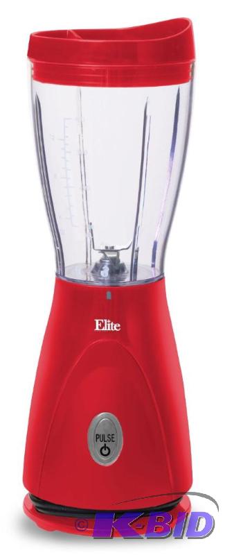 lot 43 image: Elite Cuisine EPB-2570R MaxiMatic Personal Drink Mixer, Red