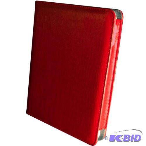 lot 56 image: Pandigital COVPLE7RE1 Leatherette Portfolio Case for Model R70E200 Novel 2 GB 7-Inch eReader - Cherry RedBlack