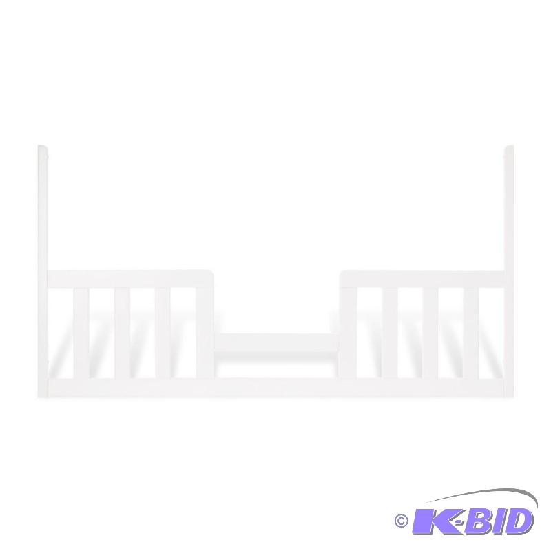 lot 6 image: Child Craft London Toddler Guard Rail for London Euro Stationary Crib, Matte White