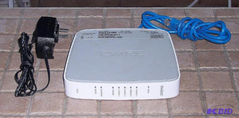lot 60 image: AT&T 4-Port Ethernet Wireless Router wDSL Modem