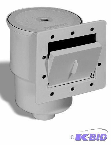 lot 76 image: Hydro Tools 8940G Complete Standard Thru-Wall Pool Skimmer, Grey