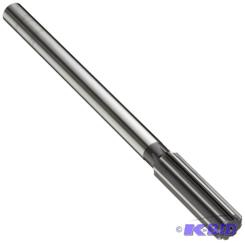 Union Butterfield 5010698 OAL 9 x Diameter 0.5620 HSS Straight Flute and Straight Shank Reamer,