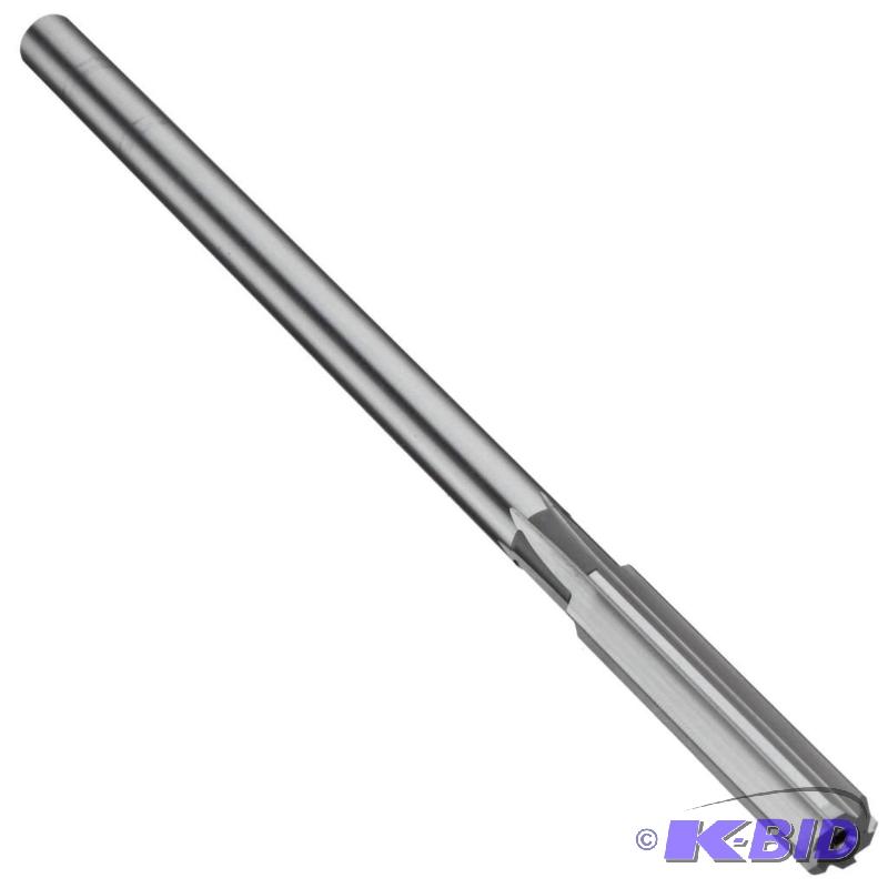 Union Butterfield 4533 High-Speed Steel Chucking Reamer, Straight Flute, Round Shank,