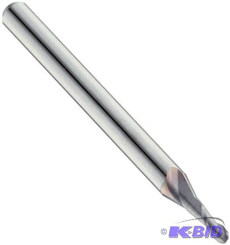 Niagara Cutter CB230 Carbide Ball Nose End Mills, Inch, Right Hand, Round Shank, TiCN Finish