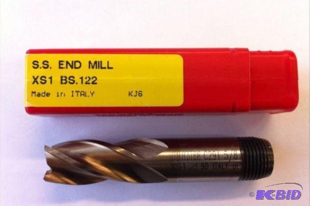 DORMER C291 58 IN HSCO SCREWED SHANK END MILL XS1 58 BS.122 C29158