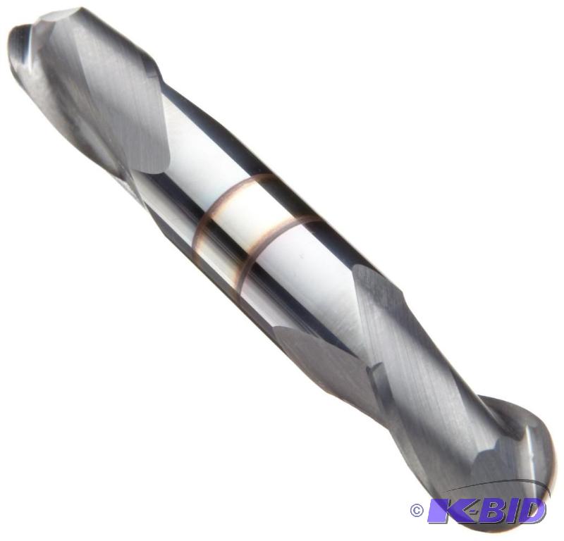 Niagara Cutter CSDB230 Carbide Ball Nose End Mills, Inch, Right Hand, Round Shank, TiCN Finish