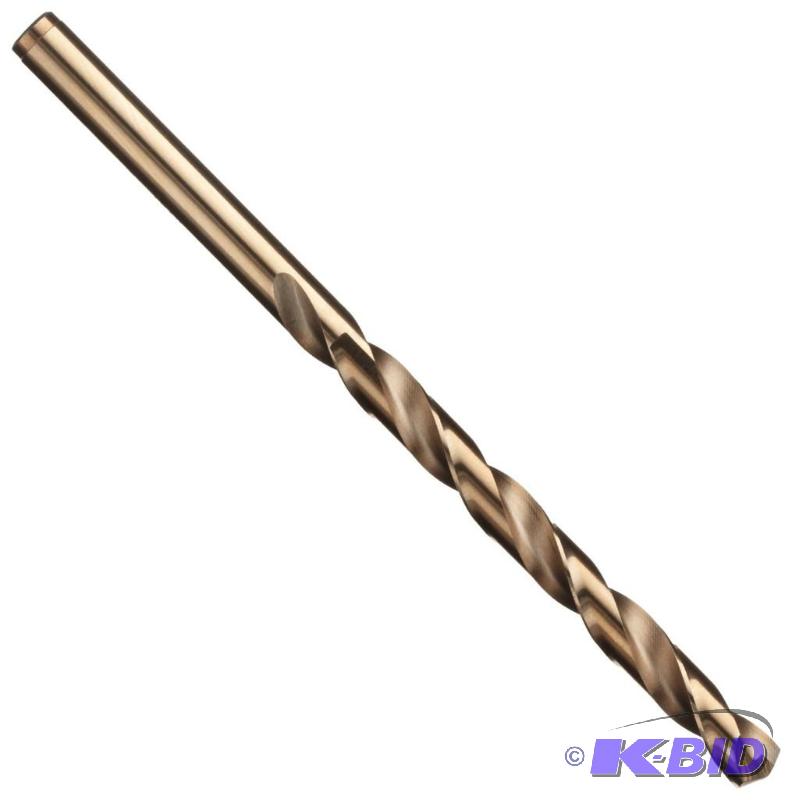 Precision Twist R18P High Speed Steel Jobber Drill Bit, Uncoated (Bright) Finish, Round Shank, Spiral Flute, 118 Degree Point Angle